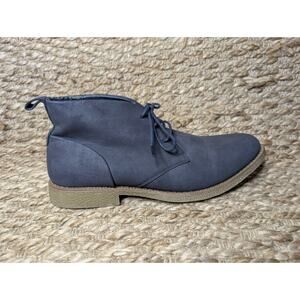 B Blass Men's Navy Blue Ankle High Dress Shoes Boots Size 8.5 MSRP $80